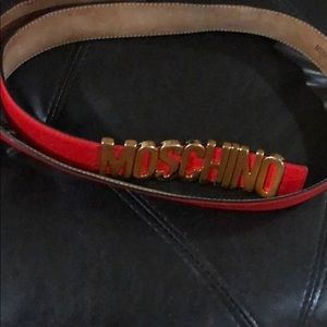 100% authentic Moschino belt size 44